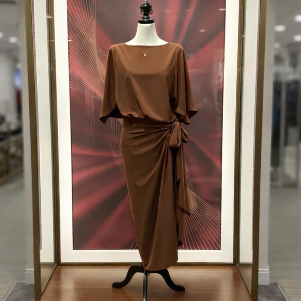 Elegant Brown Dress